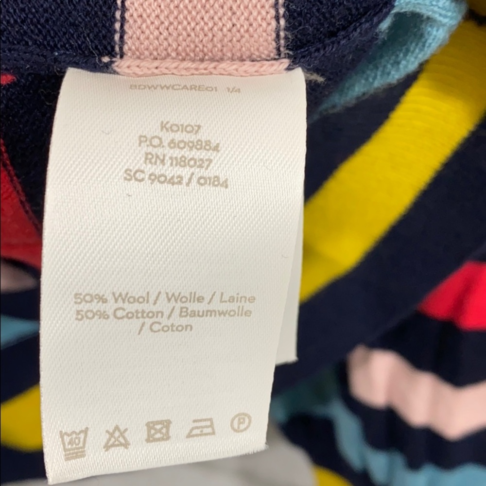 Boden stripe wool blend pullover sweater small - Picture 8 of 12